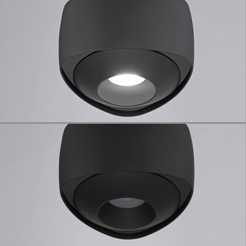 Pendul LED Q-STRETTO negru Zuma Line 2657-18, D14.2 cm, 20W