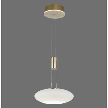 Pendul LED Q-ETIENNE alama mata Zuma Line 2075-60, D35 cm, 38.5W