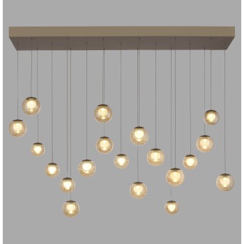 Pendul LED PURE POPUP maro Zuma Line 2589-97, 150x40 cm, 3W