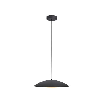 Pendul LED LENTE negru Zuma Line 14607-18, D50 cm, 23W