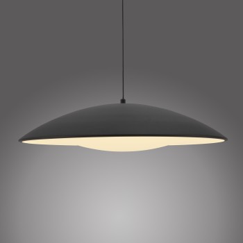 Pendul LED LENTE negru Zuma Line 14607-18, D50 cm, 23W