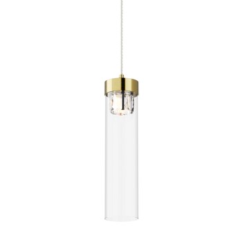 Pendul GEM bronz antichizat Zuma Line P0389-01D-0FD2, D11 cm, 1xG9