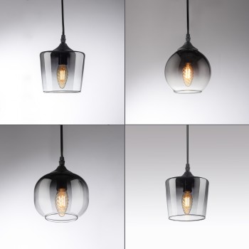 Pendul ZEA negru Zuma Line 15424-18, 120x38 cm, 3xE14