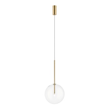 Pendul MILAN auriu Zuma Line P0606-01B-2GAC, D20 cm, 1xG4