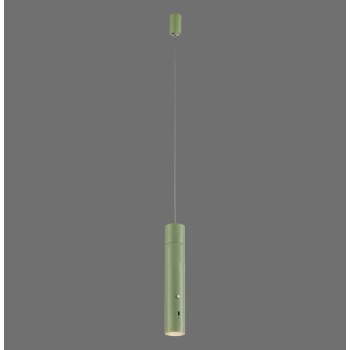 Pendul LED ATTACH verde deschis Zuma Line 18281-43, 200x4 cm, 3W