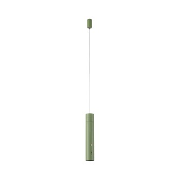 Pendul LED ATTACH verde deschis Zuma Line 18281-43, 200x4 cm, 3W