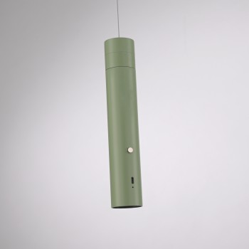 Pendul LED ATTACH verde deschis Zuma Line 18281-43, 200x4 cm, 3W