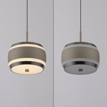 Pendul LED PURE FALLING RINGS maro Zuma Line 2503-97, D13 cm, 8W
