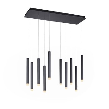 Pendul LED BRUNO negru Zuma Line 15206-18, 120x30 cm, 52W