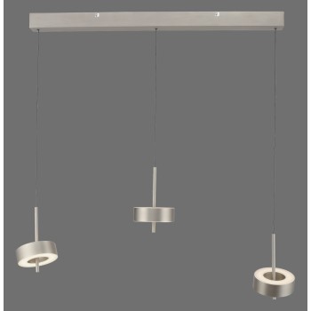 Pendul LED Q-ROTATE aluminiu Zuma Line 2248-95, 95x14 cm, 9W