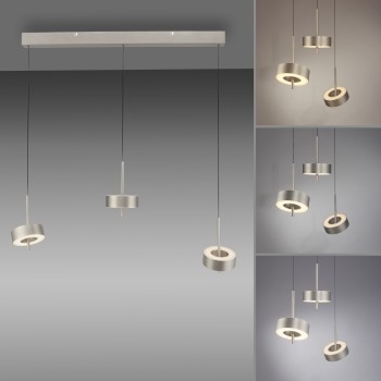 Pendul LED Q-ROTATE aluminiu Zuma Line 2248-95, 95x14 cm, 9W