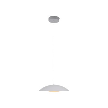 Pendul LED LENTE alb Zuma Line 14606-16, D40 cm, 17W