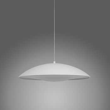 Pendul LED LENTE alb Zuma Line 14606-16, D40 cm, 17W
