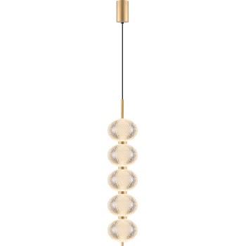 Pendul LED GALATEA auriu Zuma Line DU31359/30W, D15 cm, 30W