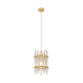 Pendul ALEXANDRIA auriu Zuma Line P0556-01D-V7V7, D19 cm, 1xE14