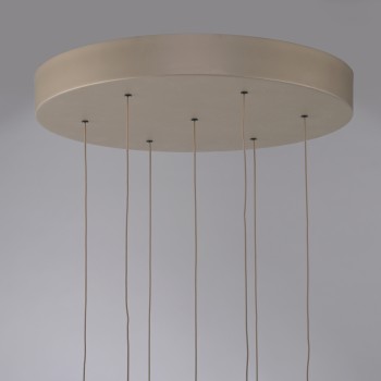 Pendul LED PURE POPUP maro Zuma Line 2587-97, D40 cm, 3W