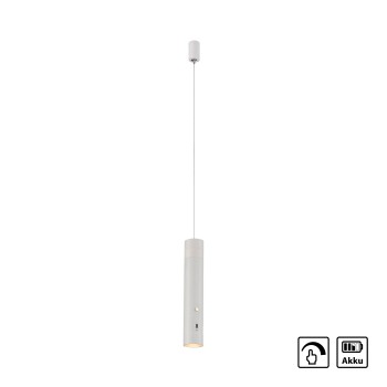 Pendul LED ATTACH alb Zuma Line 18281-16, 200x4 cm, 3W