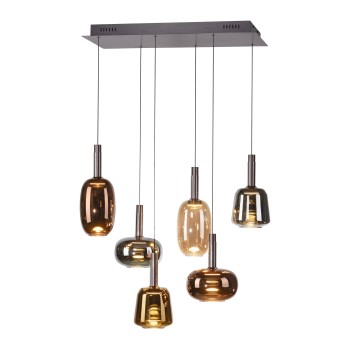 Pendul LED IRIDES multicolor Zuma Line 2681-70, 90x42 cm, 9W