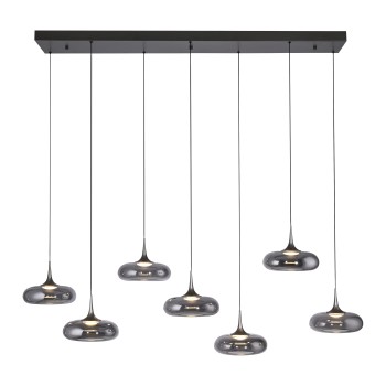 Pendul LED POSH gri Zuma Line 15695-15, 140x42 cm, 6.3W