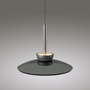 Pendul LED PURE MOON gri Zuma Line 2191-15, D32 cm, 15.7W