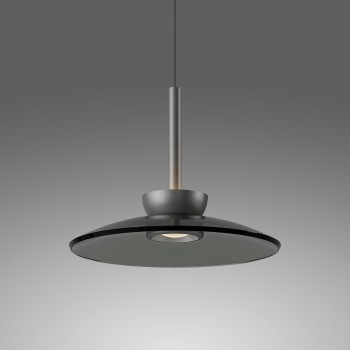 Pendul LED PURE MOON gri Zuma Line 2191-15, D32 cm, 15.7W