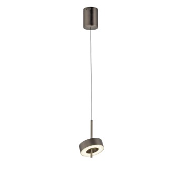 Pendul LED Q-ROTATE maro metalic inchis Zuma Line 2247-34, D14 cm, 9W