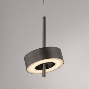 Pendul LED Q-ROTATE maro metalic inchis Zuma Line 2247-34, D14 cm, 9W