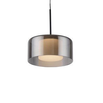 Pendul LED RIKA negru Zuma Line 2113-18, 71x15 cm, 20W