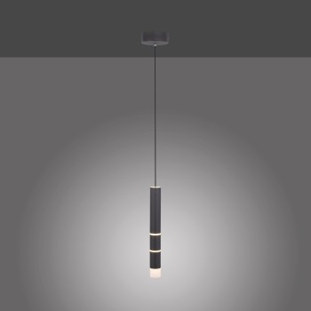 Pendul LED PURE-VEGA negru Zuma Line 2211-18, D12 cm, 4.5W