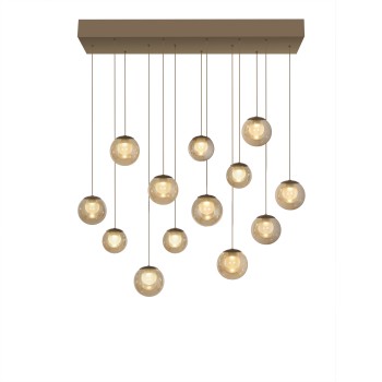 Pendul LED PURE POPUP maro Zuma Line 2590-97, 100x40 cm, 3W