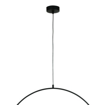 Pendul BOW negru Zuma Line 1277, 88x14 cm, 2xE14