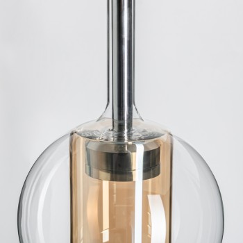 Pendul LED TAGNA negru Zuma Line 251001-AM, D16 cm, 6W