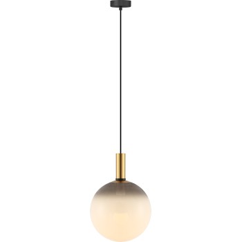 Pendul NUA negru mat Zuma Line DU31771/1L, D30 cm, 1xE27