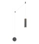 Pendul minimalist ANDROMEDA 5640 Rabalux, LED 7W, 460lm, negru