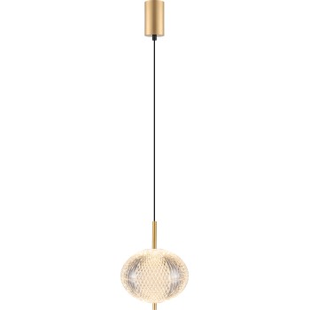 Pendul LED GALATEA auriu Zuma Line DU31350/6.5W, D15 cm, 6.5W