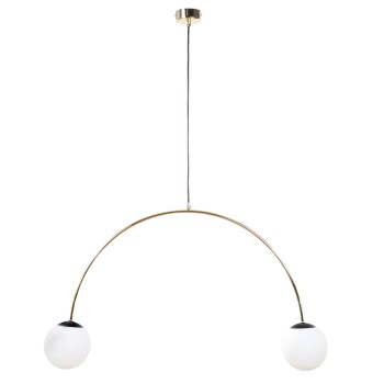 Pendul BOW auriu Zuma Line 1276, 88x14 cm, 2xE14