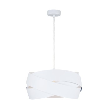 Pendul TORNADO alb Zuma Line 1113, D40 cm, 1xE27