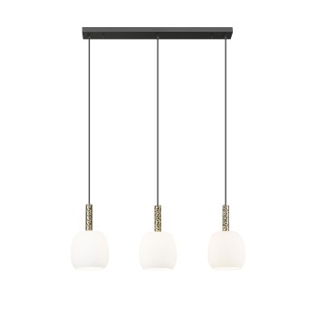 Pendul CALVO negru mat Zuma Line P0076-03Q-P7AA, 76x16 cm, 3xG9