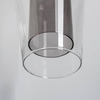 Pendul LED TAGNA negru Zuma Line 251010-SM, D13 cm, 6W
