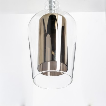 Pendul LED TAGNA negru Zuma Line 251010-AM, D13 cm, 6W