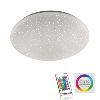 Plafoniera LED SKYLER alb Zuma Line 14242-16, D39 cm, 22W, RGB