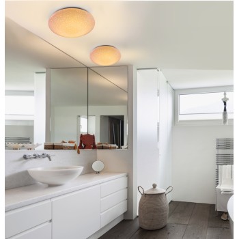 Plafoniera LED SKYLER alb Zuma Line 14242-16, D39 cm, 22W, RGB
