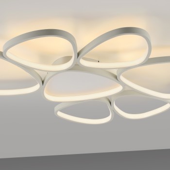 Plafoniera LED PEBBLES alb Zuma Line 14046-16, 6.5x70 cm, 58W