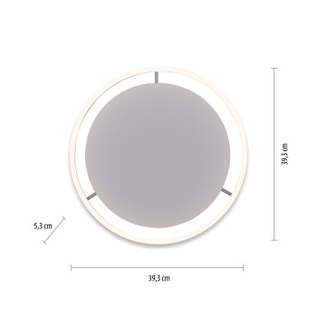 Plafoniera LED RITUS aluminiu Zuma Line 15391-95, D39.3 cm, 20W