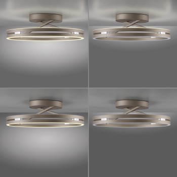 Plafoniera LED PURE LOOP maro Zuma Line 6552-97, D60 cm, 9W