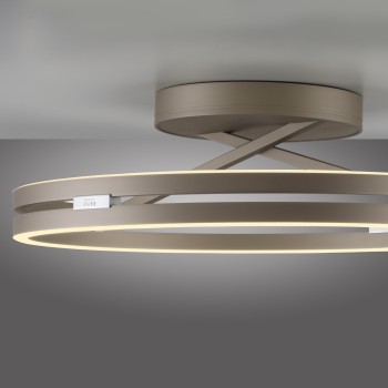 Plafoniera LED PURE LOOP maro Zuma Line 6552-97, D60 cm, 9W