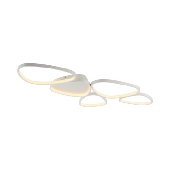 Plafoniera LED PEBBLES alb Zuma Line 14045-16, 116.5x56.5 cm, 42W