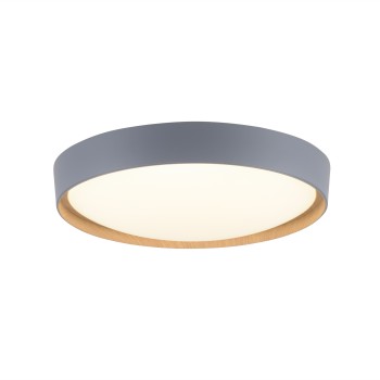 Plafoniera LED Q-EMILIA gri Zuma Line 6118-15, D49.6 cm, 40W