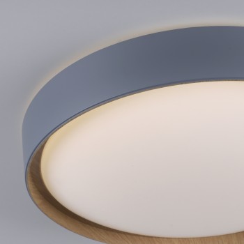 Plafoniera LED Q-EMILIA gri Zuma Line 6118-15, D49.6 cm, 40W