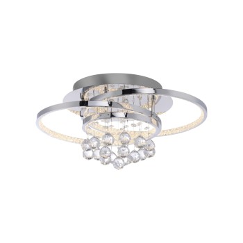 Plafoniera LED ROTAZO crom Zuma Line 6267-17, 45x33 cm, 37W